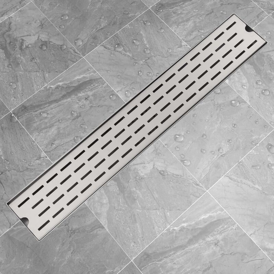 Linear Shower Drain Line 730x140 mm Stainless Steel VDTD04358 - Topdeal