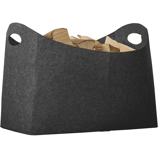 Rare Pearl Firewood Storage Organizer Pack, Firewood Storage Bag, Firewood Purse , Black
