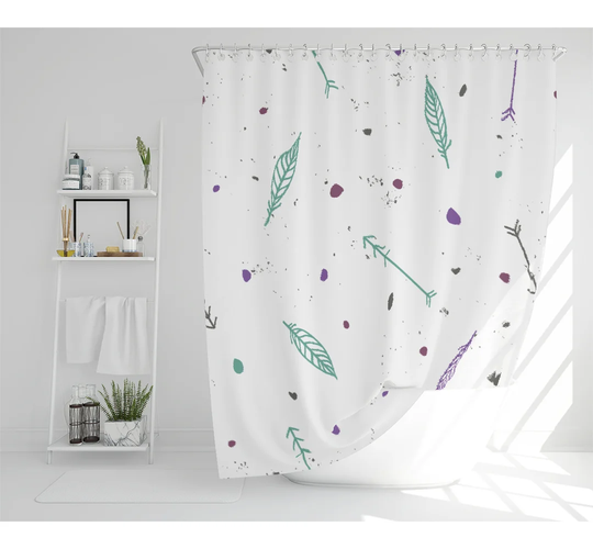 Divisadero Polyester Shower Curtain Set