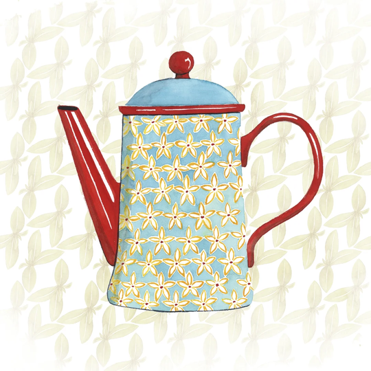 Sweet Teapot VI by Grace Popp - Wrapped Canvas Painting