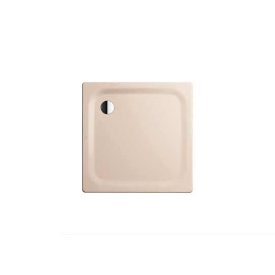 Superplan 1200 x 1200 mm Steel Enamel Shower Tray - Bahama Beige