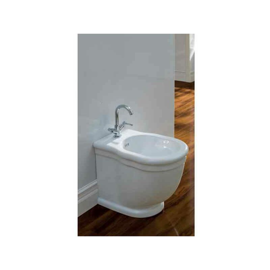 Eastbrook - Fino Back To Wall Bidet - 360mm Wide - 1 Tap Hole - White - 95.041 - White