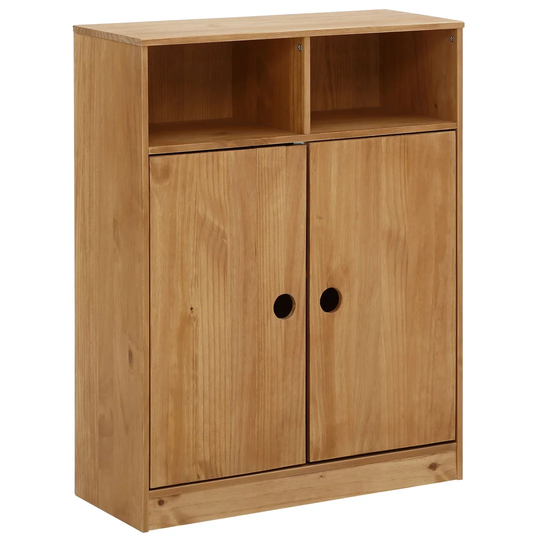 Diepreye 2 -Door 4 -Shelf Storage Cabinet