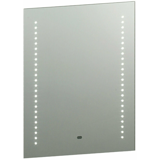 IP44 led Bathroom Mirror 60cm x 50cm Vanity Light Motion Switch & Shaver Socket