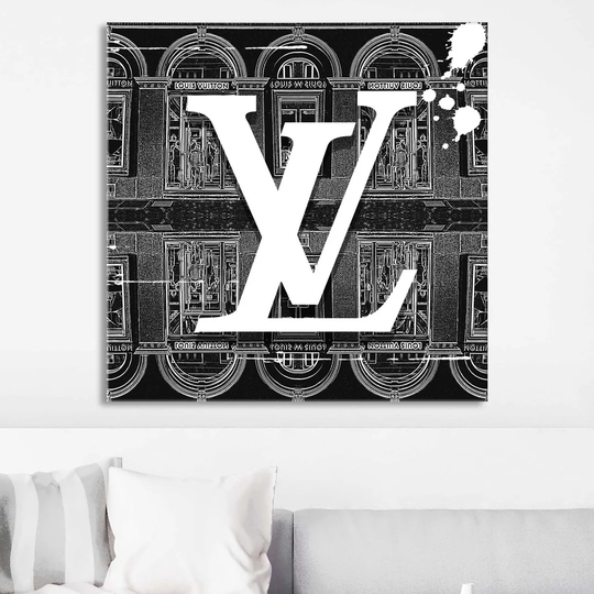 Louie in Black by Jodi - Wrapped Canvas Graphic Art Print