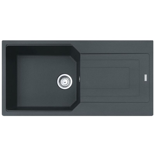 Franke Urban 1.0 Bowl FraGranite Reversible Graphite Grey Kitchen Sink and Waste