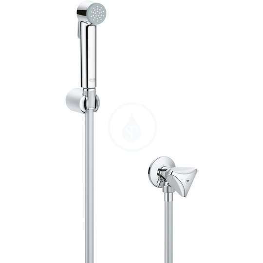 Tempesta-F Trigger Spray 30 Wall holder set with angle valve 1 spray, Chrome (27514001) - Grohe
