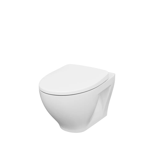 Moduo Wall Hung Toilet with Dual Flush and Soft Close Seat