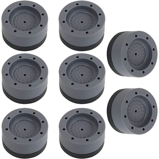 8 Pcs Anti-vibration Washing Machine Pads Universal Shock Absorbing Washer Pads Anti-vibration Pads Noise Anti-vibration Feet for Washer Refrigerator