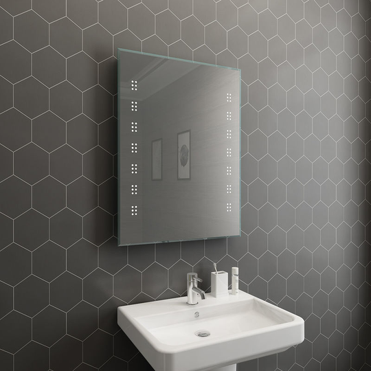 Bally 800 x 600mm Illuminated led Mirror with Demister