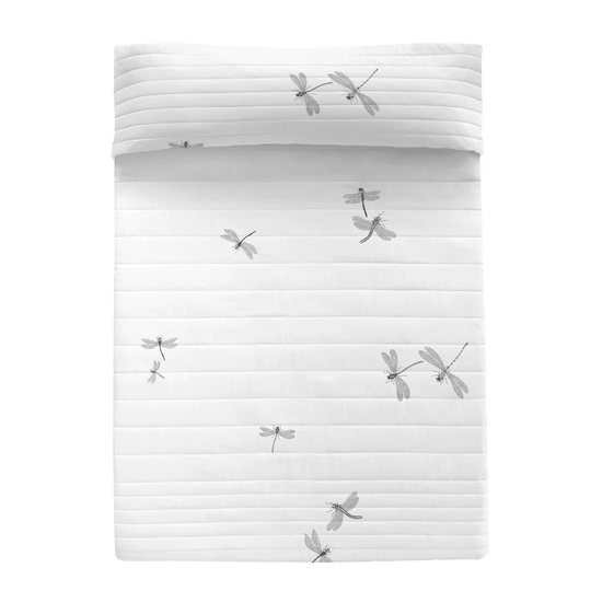 Bernie White/Black 150 TC Modern & Contemporary Bedspread