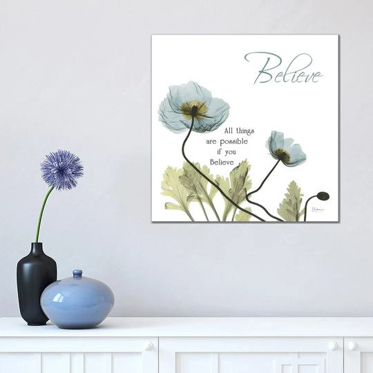 Poppies Believe by Albert Koetsier - Wrapped Canvas Graphic Art