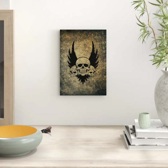 'Wings and Skulls Art' Graphic Art