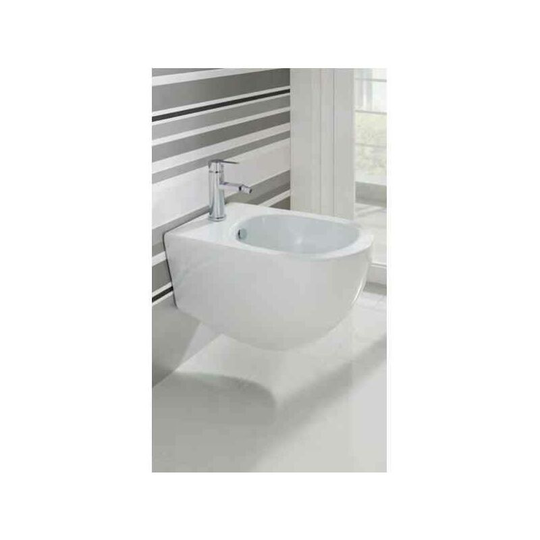 Eastbrook - Alento Wall Hung Bidet - 360mm Wide - 1 Tap Hole - White - 95.029 - White