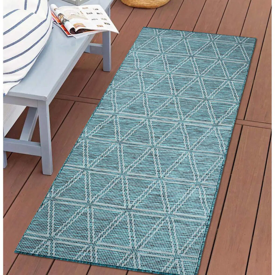Palm 3073 Blue Outdoor Rug