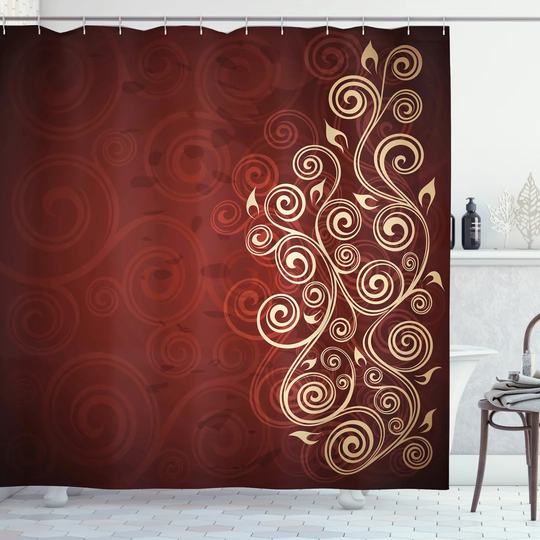 Ardalia Polyester Shower Curtain Set