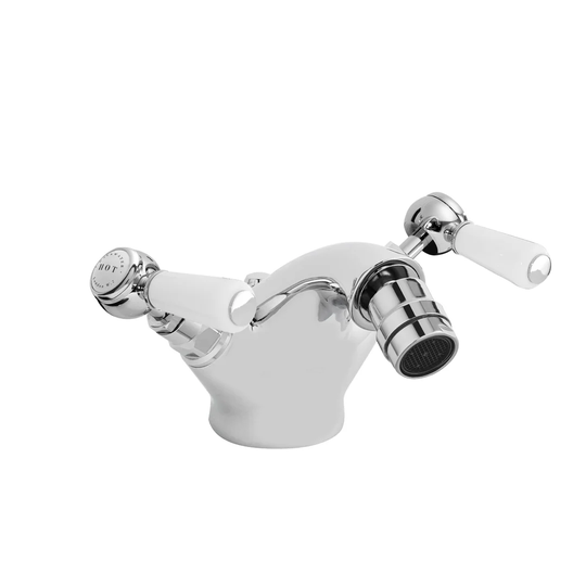 Solid Brass Double Handle Horizontal Spray Bidet Tap