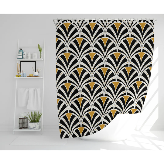 Jalissa Polyester Shower Curtain Set