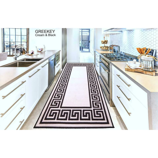 Maryellen Power Loom Cream/Black Rug