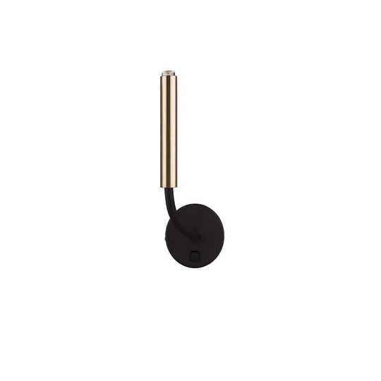 Harriss 1 - Light Black/Yellow Armed Sconce