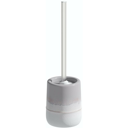 Accents Marloes grey ceramic toilet brush holder - Grey