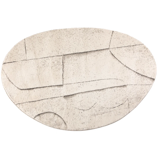 Jeanelle Machine Tufted Beige Rug