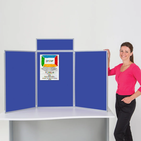 Free-Standing Reversible Bulletin Board 110cm H x 180cm W