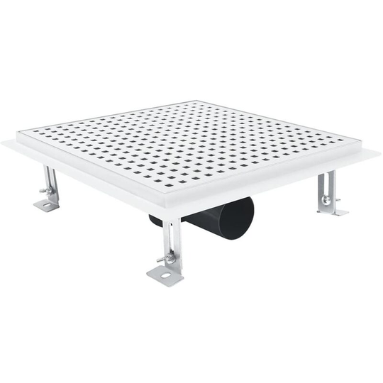 Shower Drain 25x25 cm Stainless Steel vidaXL