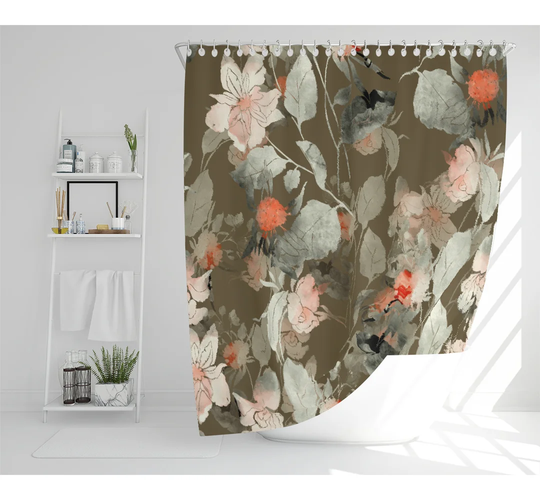 Windermere Polyester Shower Curtain Set