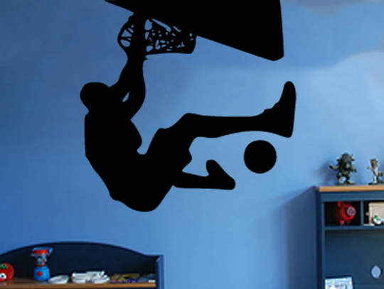 Basketball Player Wall Art Sticker 0.4m x 122cm Wall Mural
