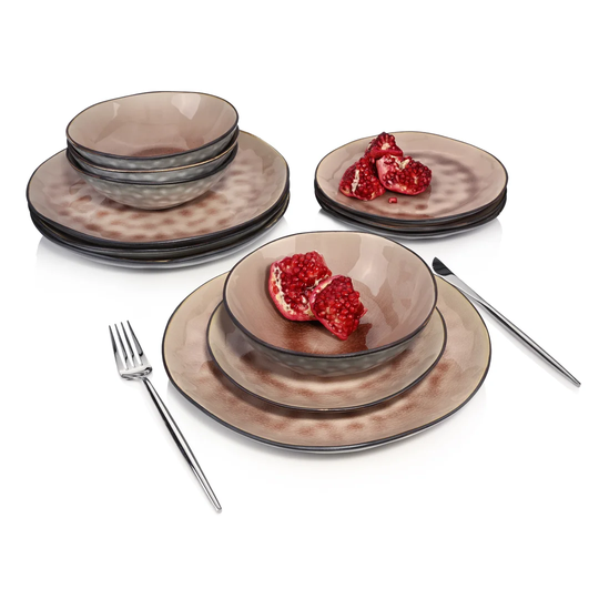 Grissett Palm Beach 12 Piece Dinnerware Set, Service for 4