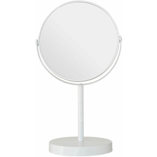 White Metal Small Swivel Table Mirror - Premier Housewares