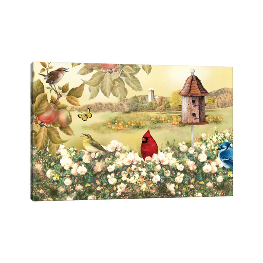 Above the Flowers by Giordano Studios - Wrapped Canvas Art Prints