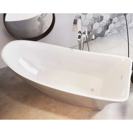 Aidian 1750 mm x 750 mm Freestanding Slipper Bathtub