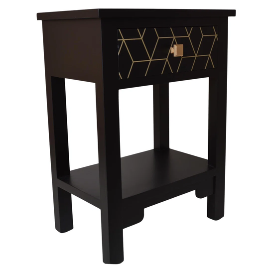 Smeltertown 1 Drawer Bedside Table