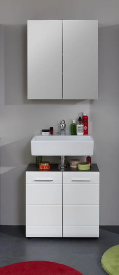 Hazleigh 2 Piece 600mm Bathroom Furniture Suite