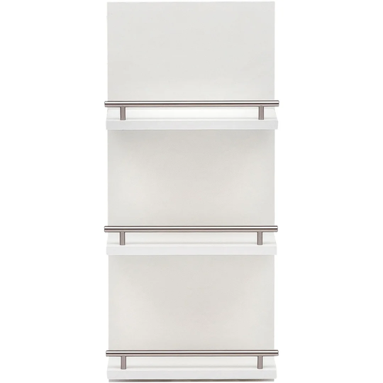 Hochstetler Bathroom Shelf With 3 Shelves With Metal Railing