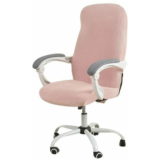 Cover Armchair Size m Waterproof Pink StretchOffice Chair Cover Jacquard Computer Chair Boss Armchair Chair Cover