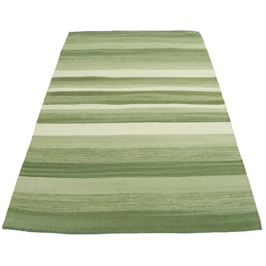 Banton Handmade Kilim Cotton Green Rug