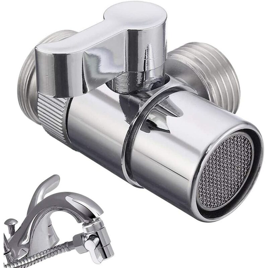 Faucet Manifold-Universal Shower Manifold-Diverter Valve Spare Parts Shower Adapter-Faucet Valve-For Sink Bathroom Kitchen Washing Machine