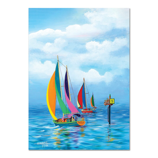 August Grove - Quadro - Hugh Harris - Legato Al Mare - Vetro Acrilico Plexi - 50X70 - Pronto Da Appendere - Quadri Moderni Per La Casa