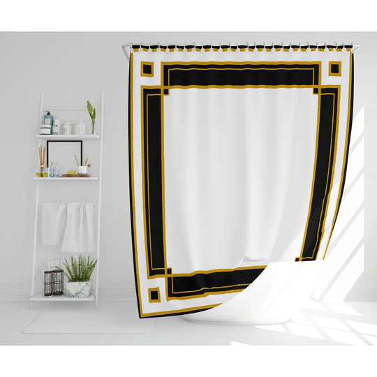 Keisha Polyester Shower Curtain Set