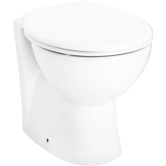 James Back To Wall Toilet Pan with Soft Close Toilet Seat
