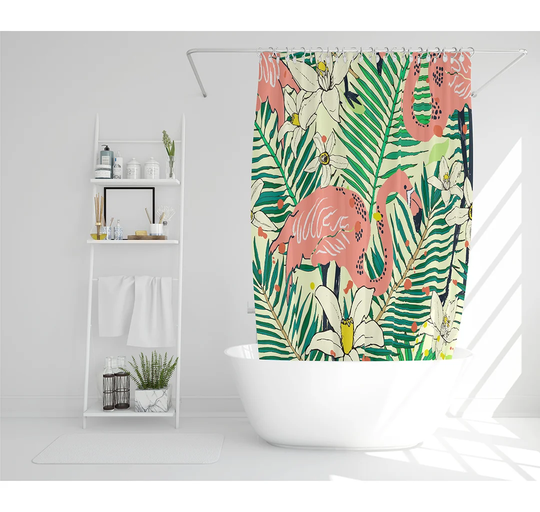 Elizabeth-Marie Polyester Shower Curtain