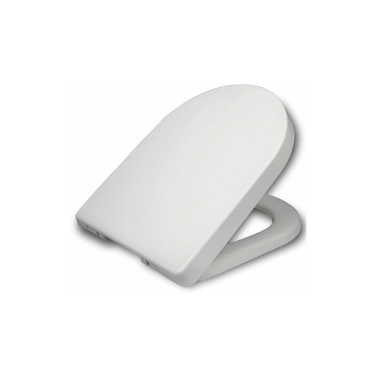 D Shape wc toilet seats Soft Close Quick Release Heavy Duty Toilet Lid Cover - Woltu