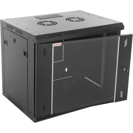 Rackmatic - Server rack cabinet 19 inch 9U 600x450x500mm wallmount SOHORack by
