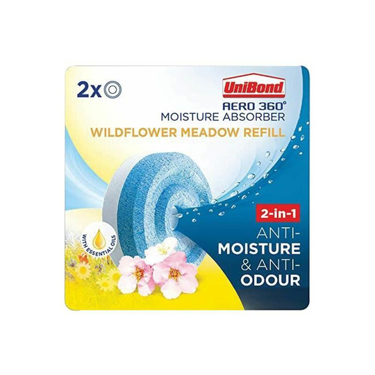 Aero 360 Moisture Absorber Wildflower Meadow Refill (Pack 2) - Unibond