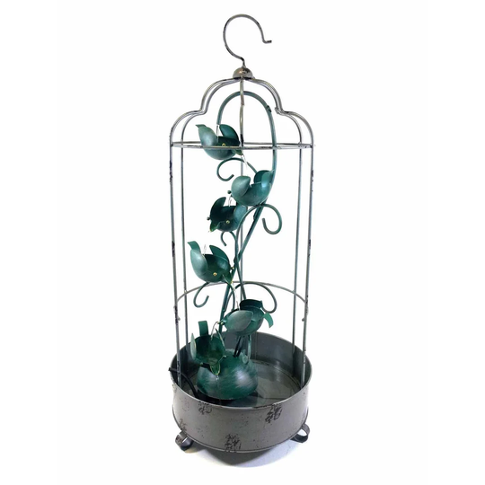 Birdcage Metal Fountain