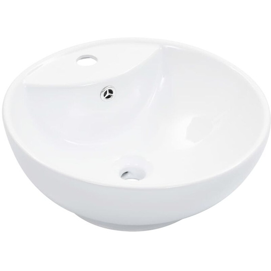 Wash BasinWith Overflo46.5x18 cm CeramicWhite