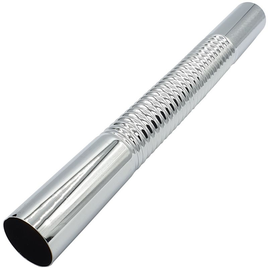 Straight Bendable Pipe 32mm Drain Waste Trap Chrome Replacement 300mm Long